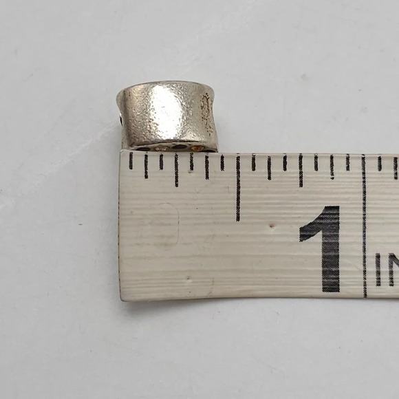 Sterling Silver 925 Artist Palette Bead Charm With Colored Stones Bracelet - Picture 6 of 6